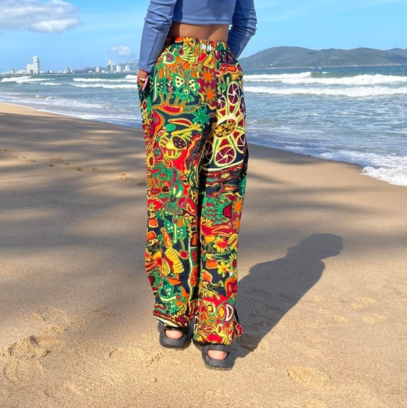 Women's Linen Boho Pants - Picture 7 of 7